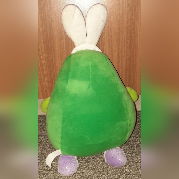 Linzy avocado with bunny ears plush - Picture 5 of 5